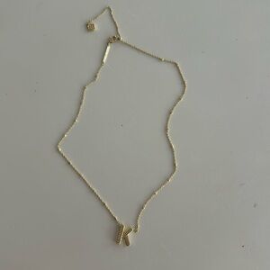 Kendra Scott Gold K Necklace